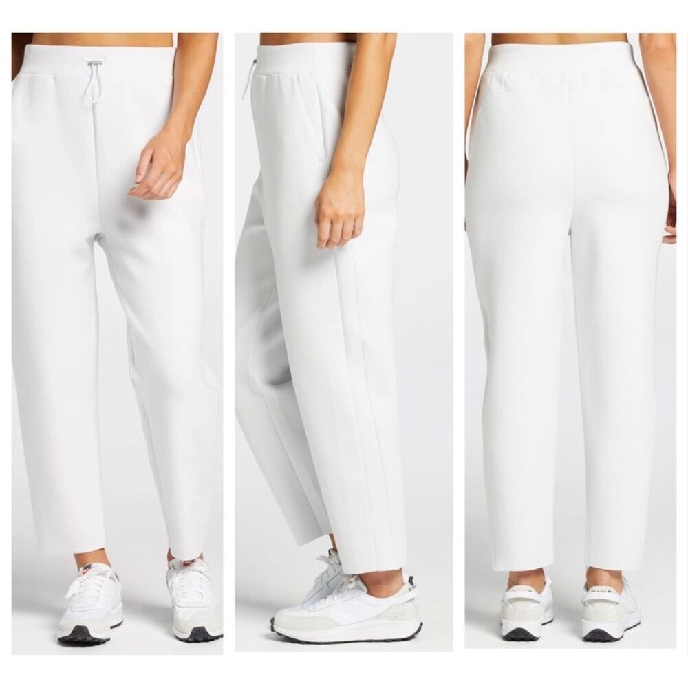 CALIA Journey Collection High Rise Soft Scuba Sweatpants in Nimbus Cloud S